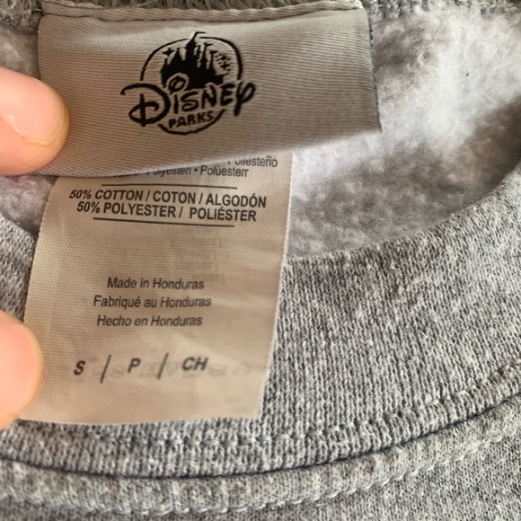Disney Parks Discover the Magic Sweatshirt Gray Crewneck Pullover Womens Small - Picture 3 of 5